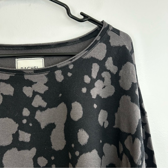 Rachel Hollis Black/Grey Made for More Acid/Stonewash Crewneck Sweatshirt Medium - Picture 4 of 10
